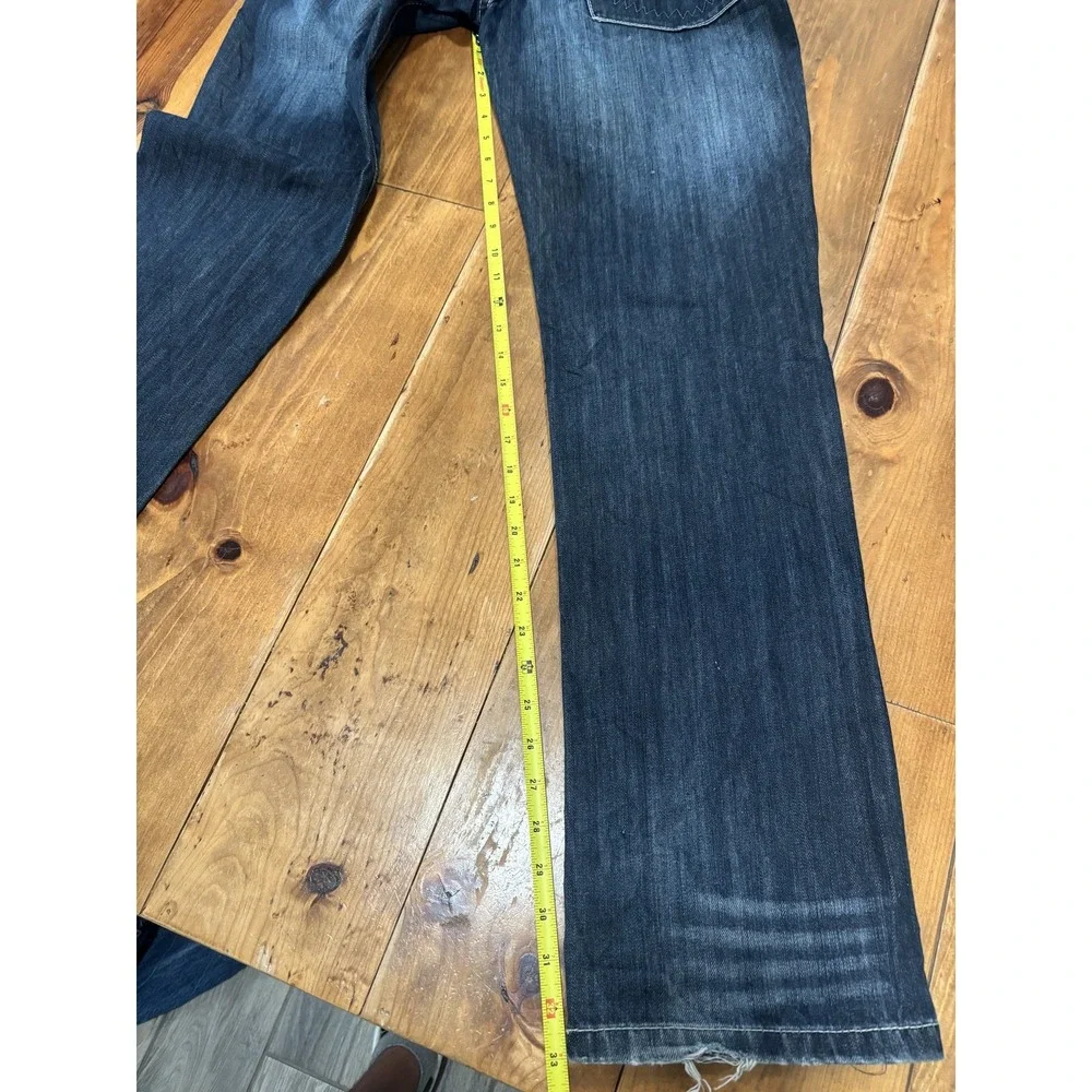 Armani Jeans Men's Size 32 Dark Wash Straight Leg Denim Blue Jeans